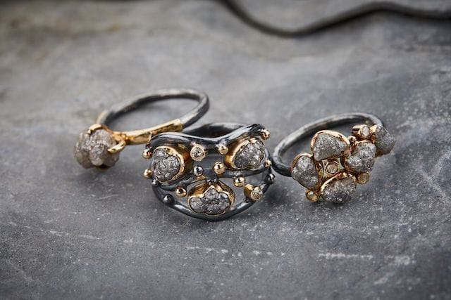 Håndsmedet ring smykke