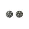 ball shaped earstickers with diamonds