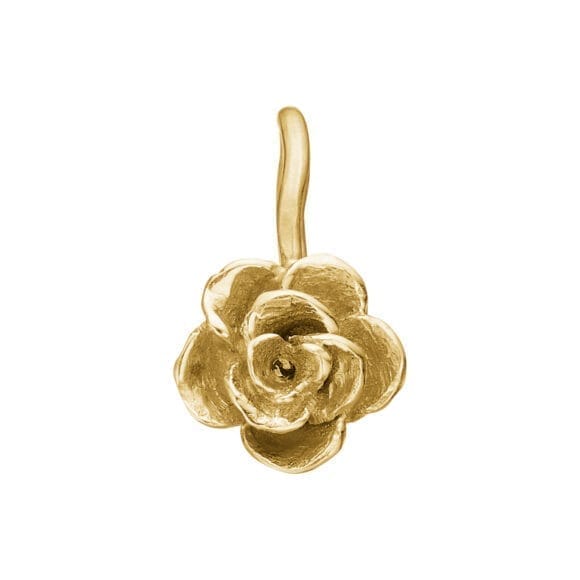 Guldblomst øreringe smykke design